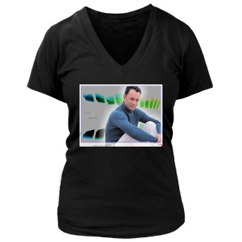 Tom Hanks Women's Deep V-Neck TShirt