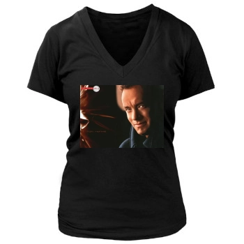 Tom Hanks Women's Deep V-Neck TShirt