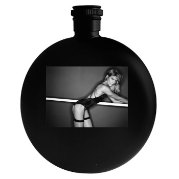 Tricia Helfer Round Flask