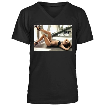 Tricia Helfer Men's V-Neck T-Shirt