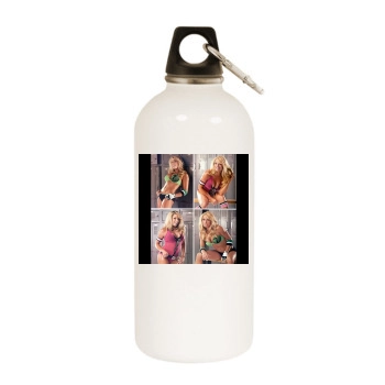 Trish Stratus White Water Bottle With Carabiner