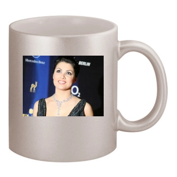 Anna Netrebko 11oz Metallic Silver Mug