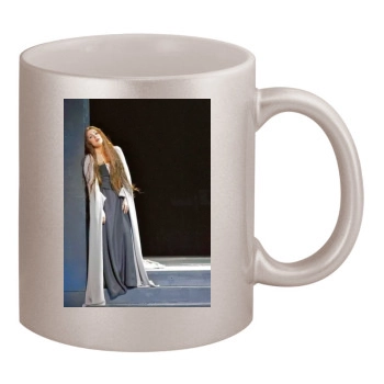 Anna Netrebko 11oz Metallic Silver Mug