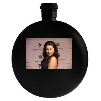 Anna Netrebko Round Flask