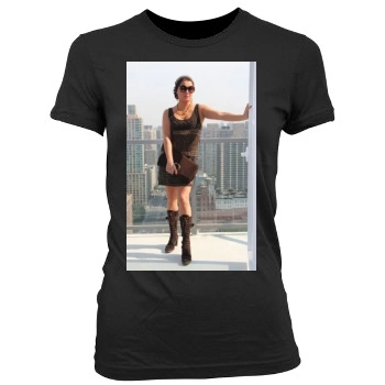 Anna Netrebko Women's Junior Cut Crewneck T-Shirt