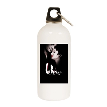 Anna Netrebko White Water Bottle With Carabiner