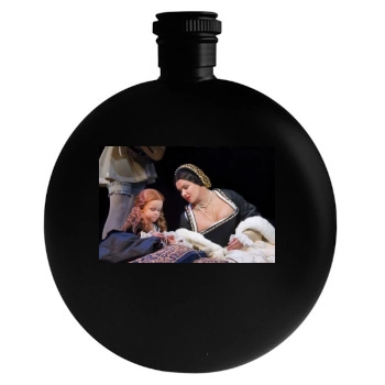 Anna Netrebko Round Flask