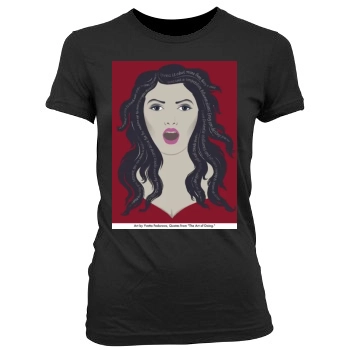 Anna Netrebko Women's Junior Cut Crewneck T-Shirt