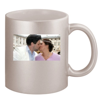 Anna Netrebko 11oz Metallic Silver Mug