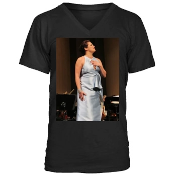 Anna Netrebko Men's V-Neck T-Shirt