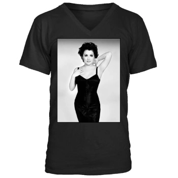 Anna Netrebko Men's V-Neck T-Shirt