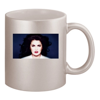 Anna Netrebko 11oz Metallic Silver Mug