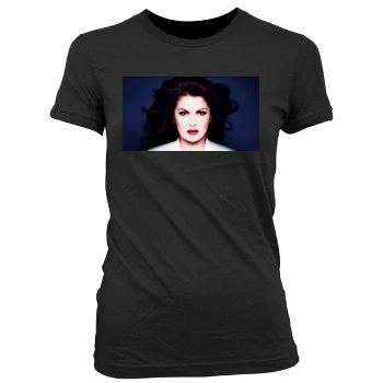 Anna Netrebko Women's Junior Cut Crewneck T-Shirt