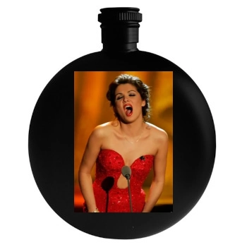 Anna Netrebko Round Flask