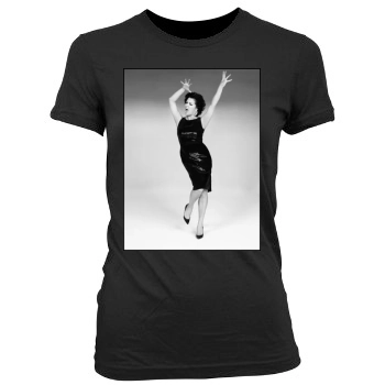 Anna Netrebko Women's Junior Cut Crewneck T-Shirt