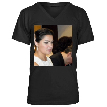 Anna Netrebko Men's V-Neck T-Shirt