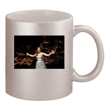 Anna Netrebko 11oz Metallic Silver Mug