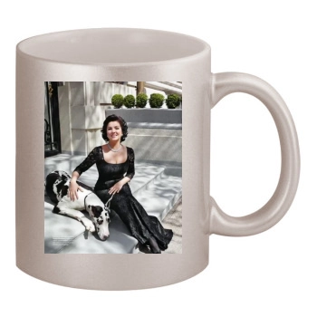 Anna Netrebko 11oz Metallic Silver Mug