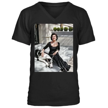 Anna Netrebko Men's V-Neck T-Shirt