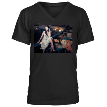 Anna Netrebko Men's V-Neck T-Shirt