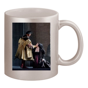 Anna Netrebko 11oz Metallic Silver Mug