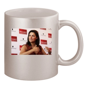 Anna Netrebko 11oz Metallic Silver Mug