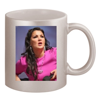 Anna Netrebko 11oz Metallic Silver Mug