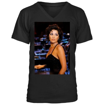 Anna Netrebko Men's V-Neck T-Shirt