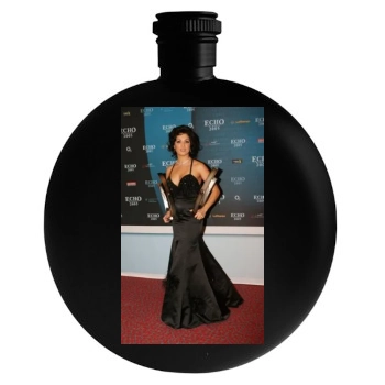 Anna Netrebko Round Flask