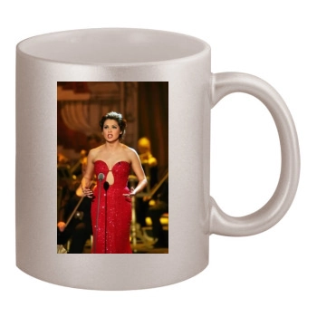 Anna Netrebko 11oz Metallic Silver Mug