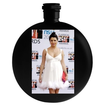 Anna Netrebko Round Flask