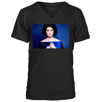 Anna Netrebko Men's V-Neck T-Shirt