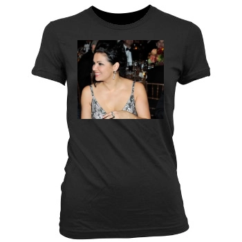 Anna Netrebko Women's Junior Cut Crewneck T-Shirt