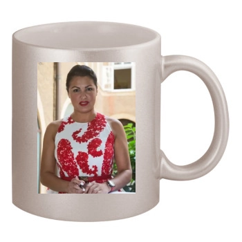 Anna Netrebko 11oz Metallic Silver Mug