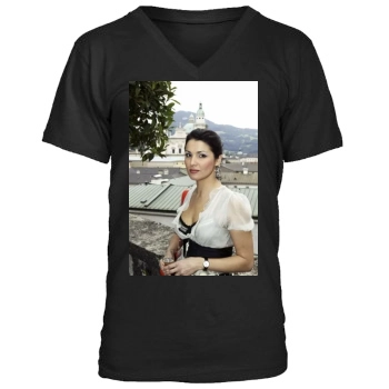 Anna Netrebko Men's V-Neck T-Shirt