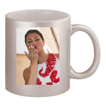 Anna Netrebko 11oz Metallic Silver Mug