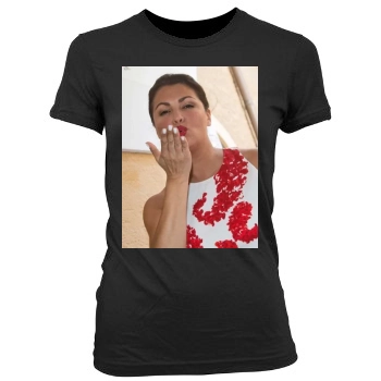 Anna Netrebko Women's Junior Cut Crewneck T-Shirt