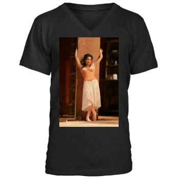 Anna Netrebko Men's V-Neck T-Shirt