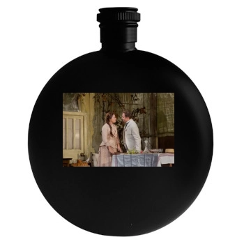 Anna Netrebko Round Flask