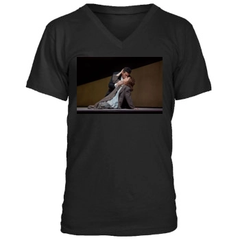 Anna Netrebko Men's V-Neck T-Shirt