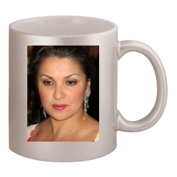 Anna Netrebko 11oz Metallic Silver Mug