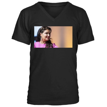 Anna Netrebko Men's V-Neck T-Shirt