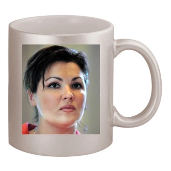 Anna Netrebko 11oz Metallic Silver Mug