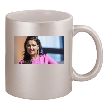 Anna Netrebko 11oz Metallic Silver Mug