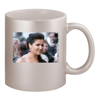 Anna Netrebko 11oz Metallic Silver Mug