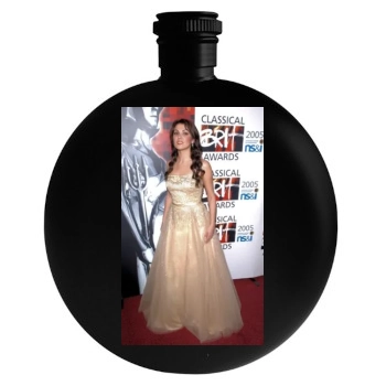 Anna Netrebko Round Flask