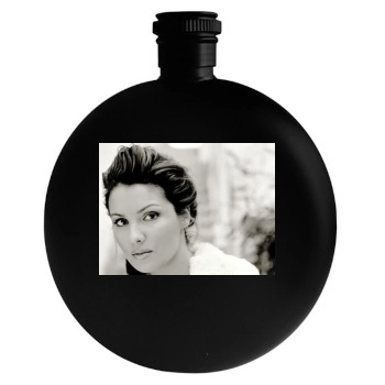 Anna Netrebko Round Flask