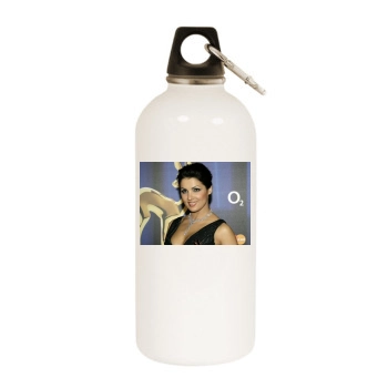 Anna Netrebko White Water Bottle With Carabiner