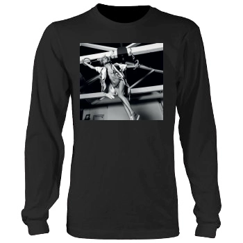 Anja Rubik Men's Heavy Long Sleeve TShirt