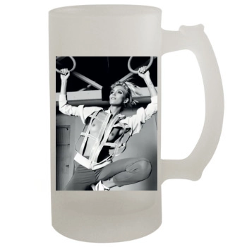 Anja Rubik 16oz Frosted Beer Stein